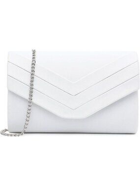 Suede Envelope Evening Purses Crossbody  Shoulder Clutch Bag